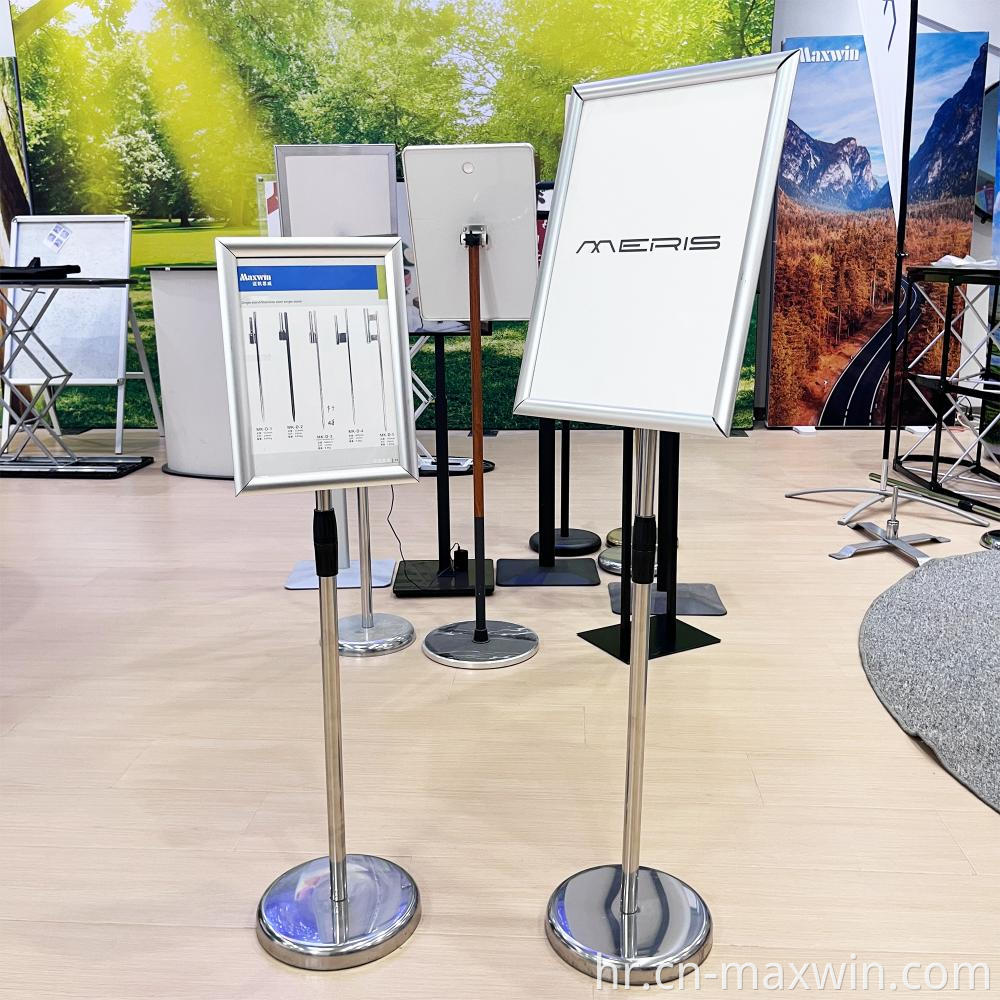 Izložba pokretne ploče plakate za prikaz Exhibition Movable Poster Board Display Stand